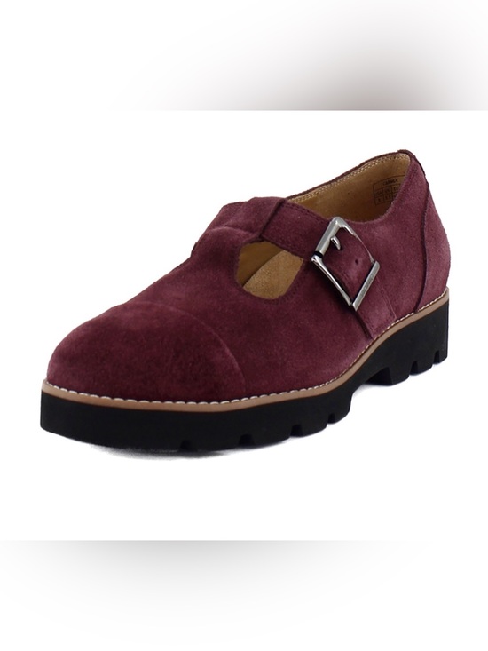 Vionic Shoes - Vionic Women’s Suede Mary Jane Shoe in Burgundy 8.5 Comfy Foot Support